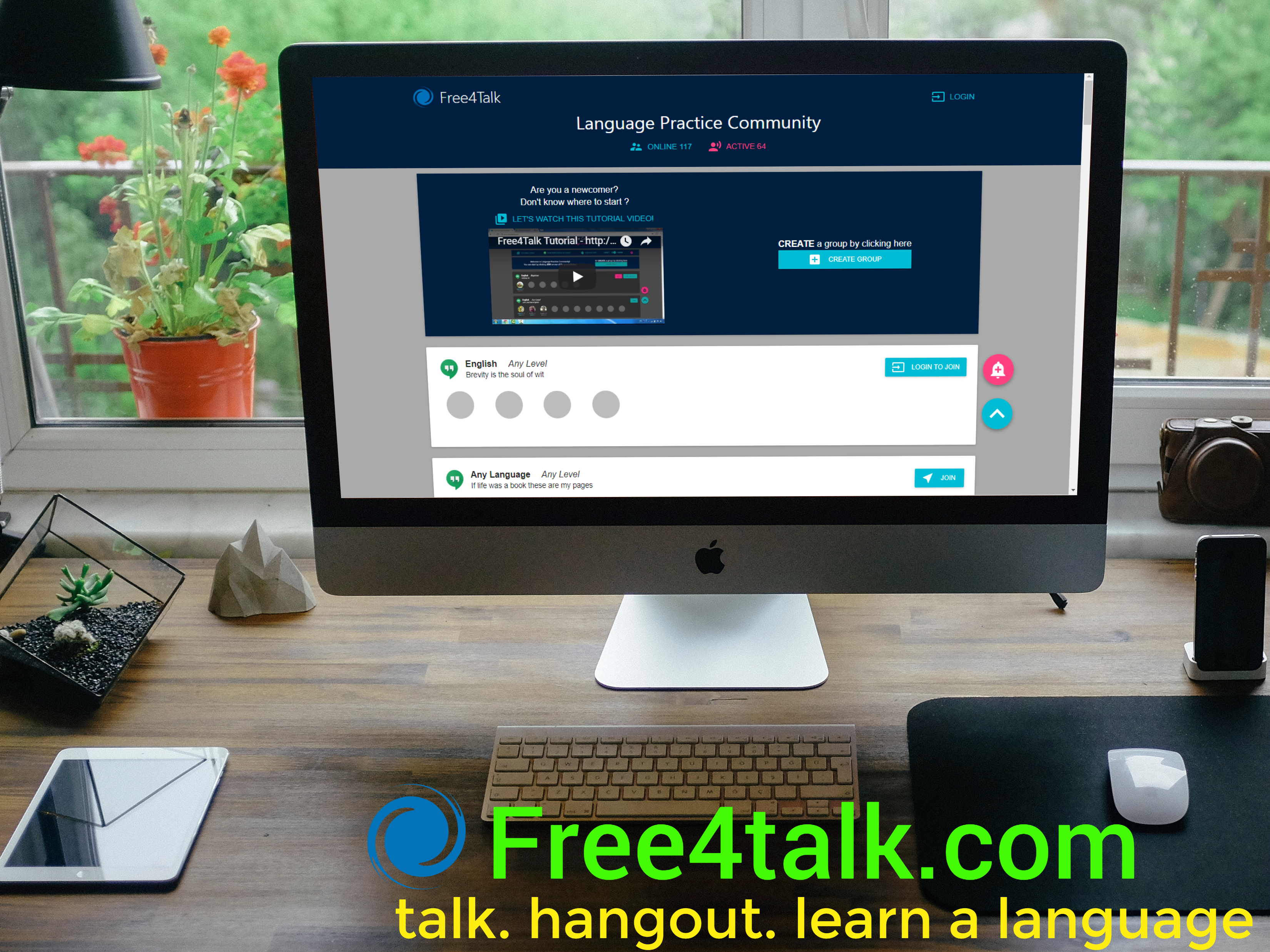 Free4talk Language Practice Community gallery image