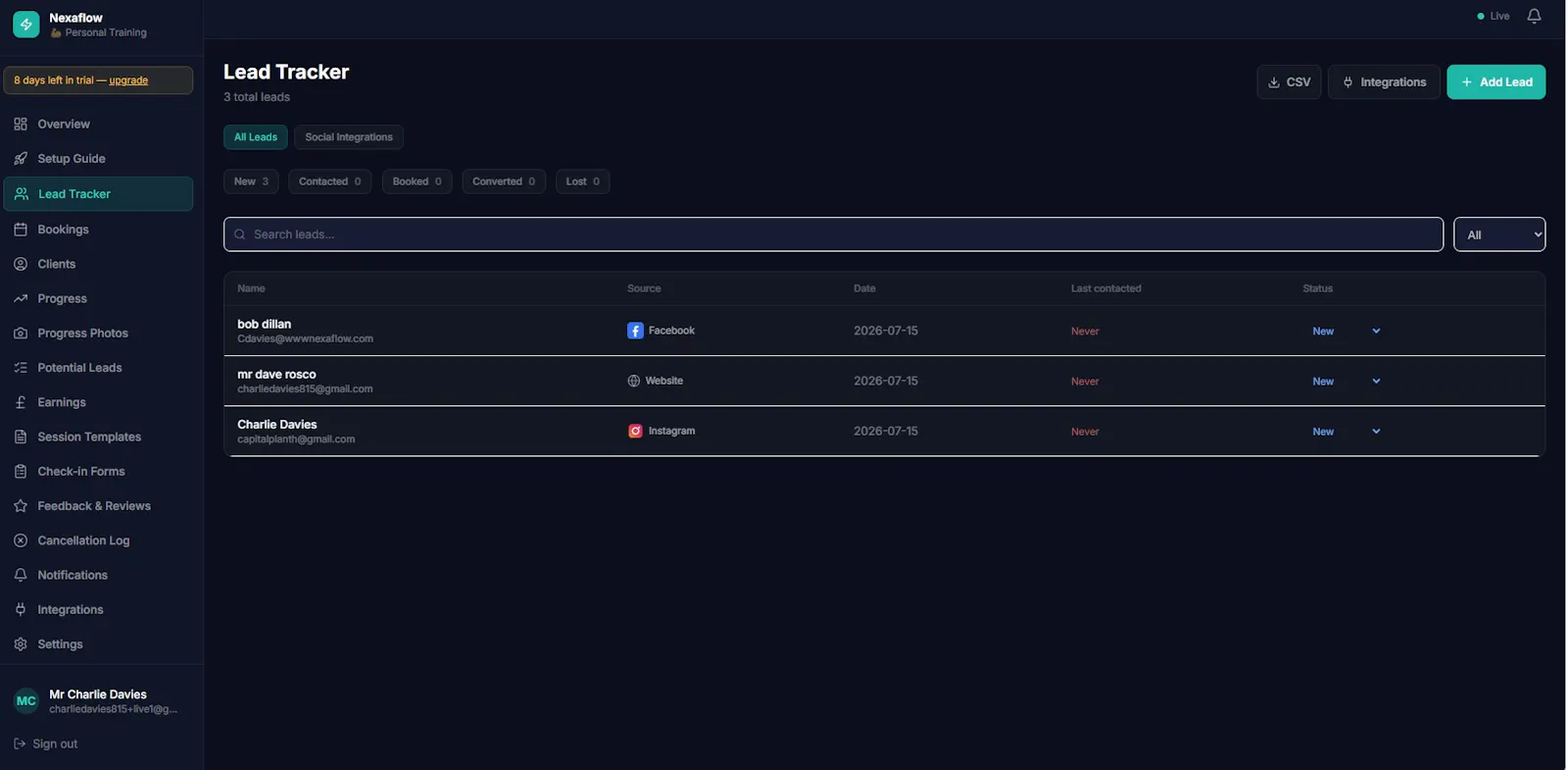 Nexaflow screenshot 1
