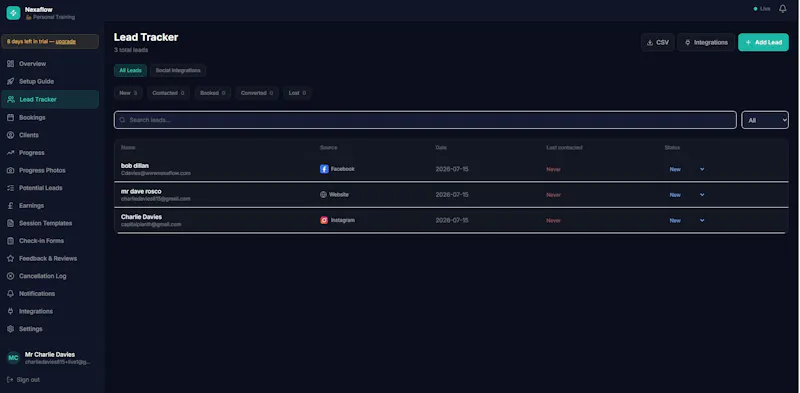 Nexaflow screenshot 1