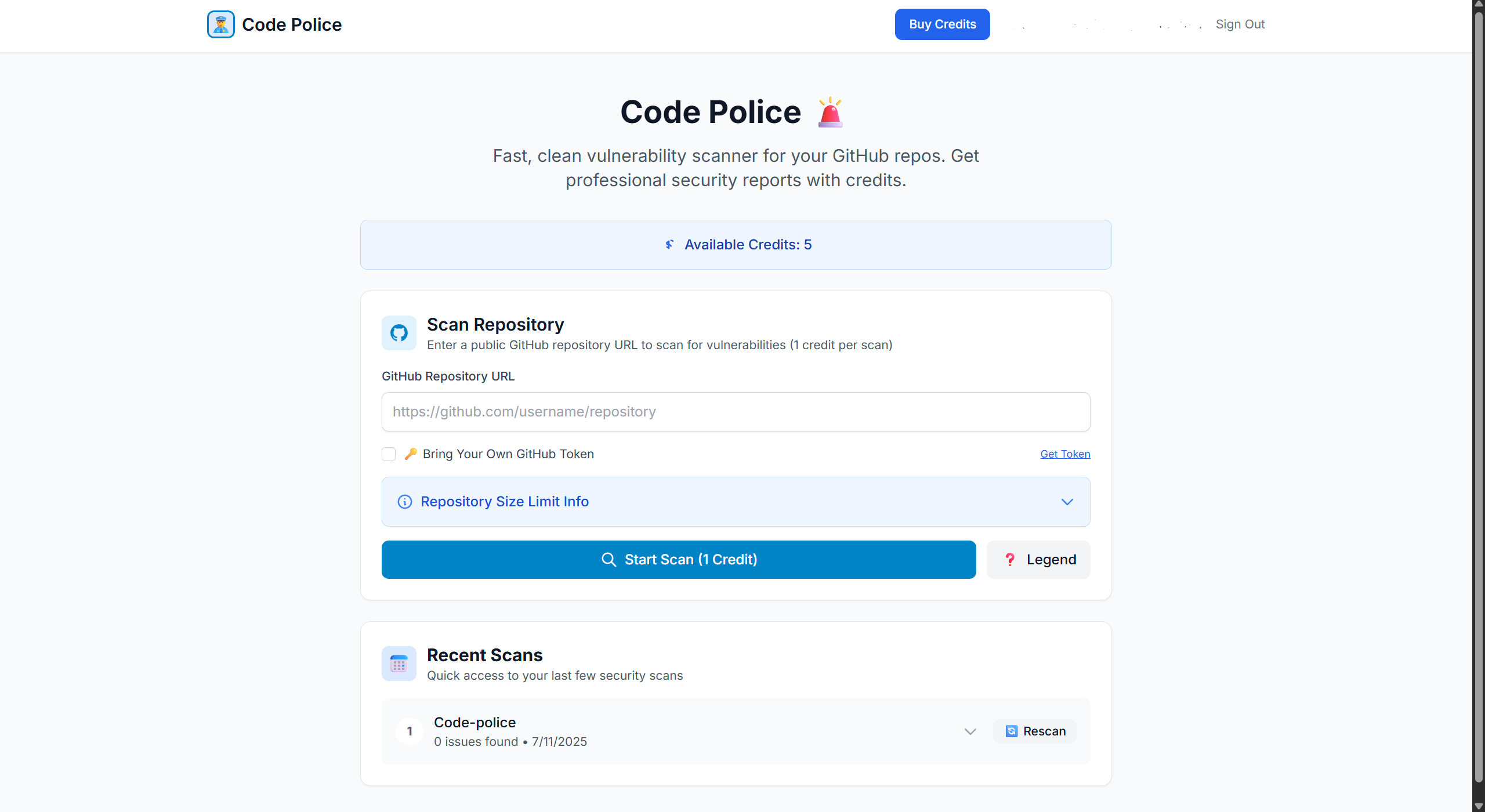Media Cảnh sát mã - Máy dò lỗ hổng đơn giản cho repo GitHub của bạn 3