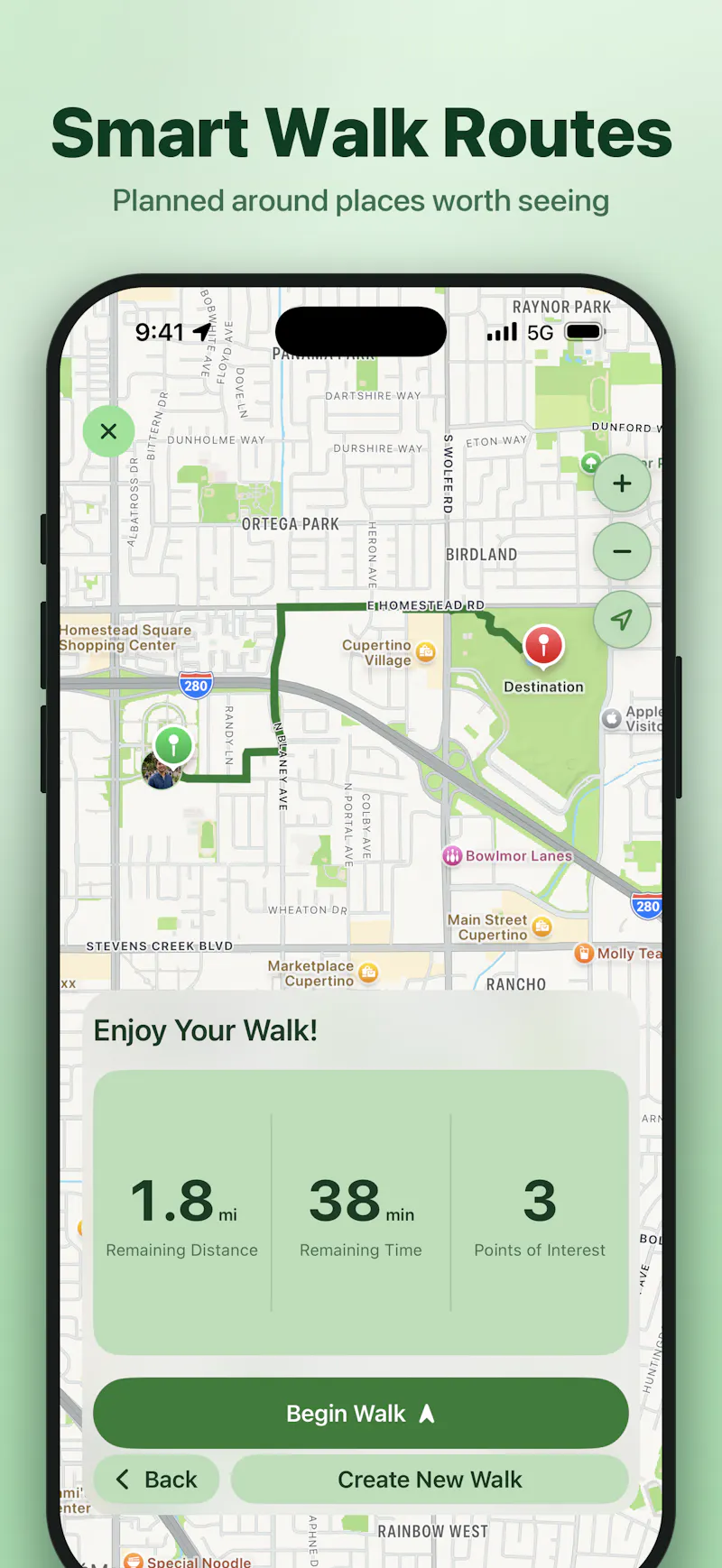 Walk Mode screenshot 1