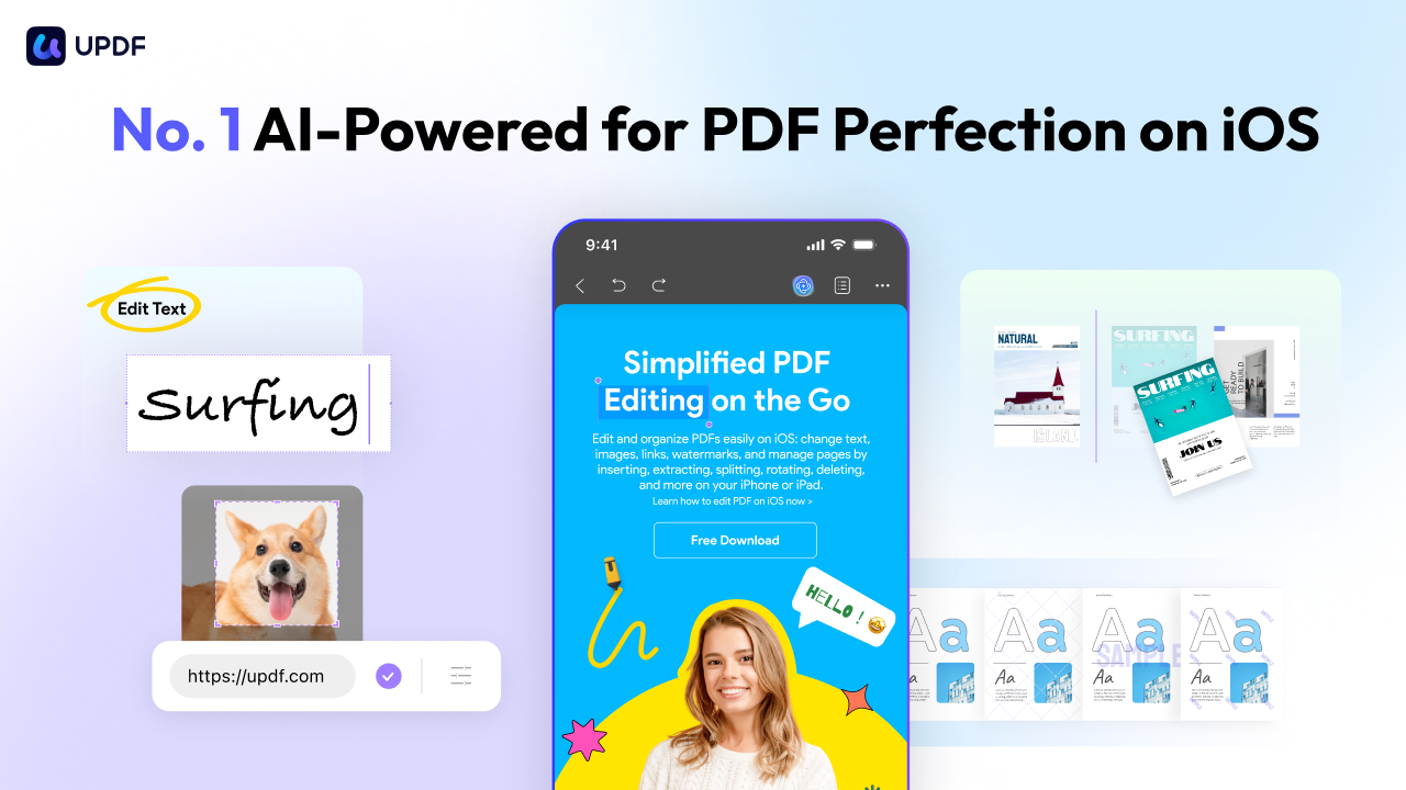 UPDF 2.0 for iOS	 - Screenshot 2 showing product features and functionality