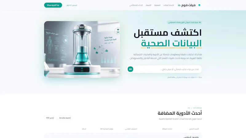HealthHome.io screenshot 1