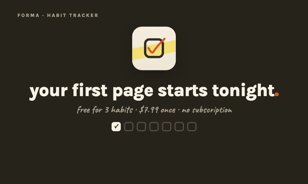 Forma: Habit Tracker gallery image