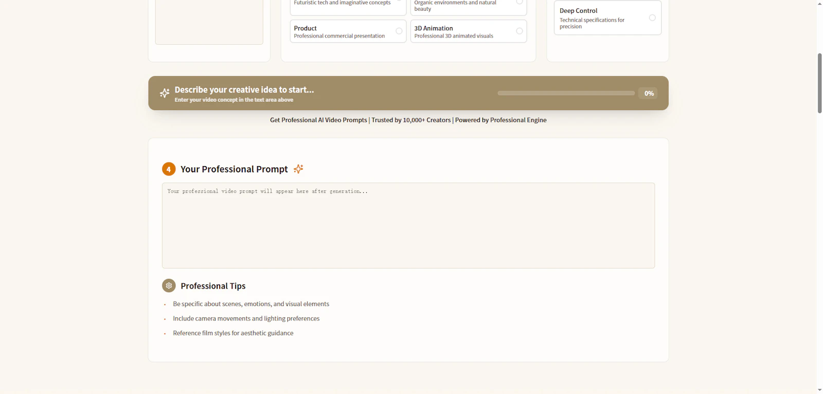 videoprompt.info screenshot 2