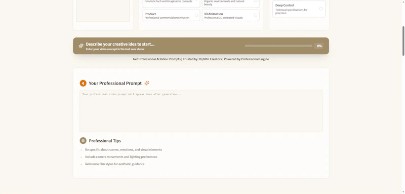 videoprompt.info screenshot 2