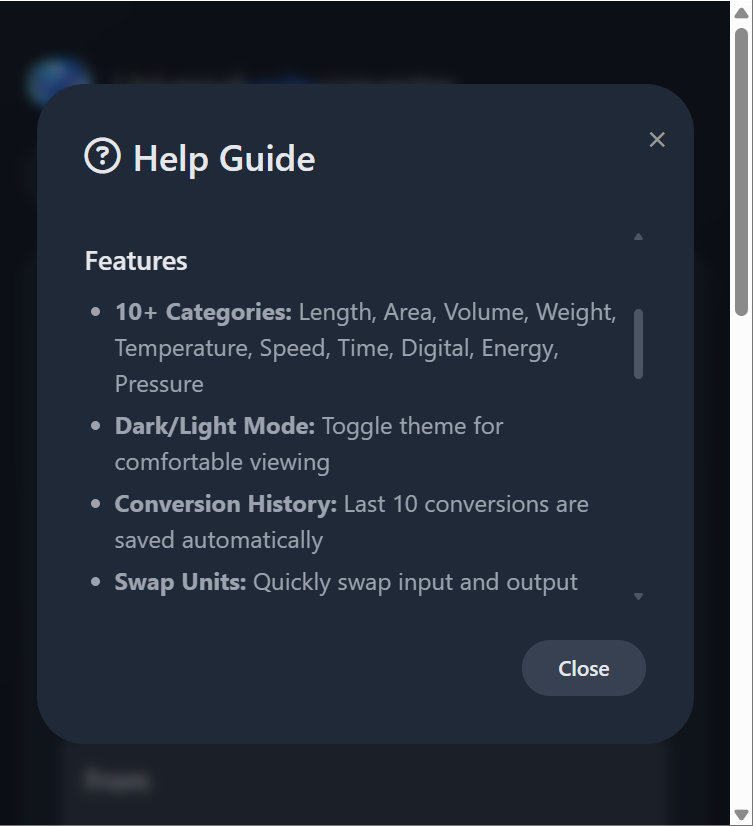 Universal Units Converter gallery image