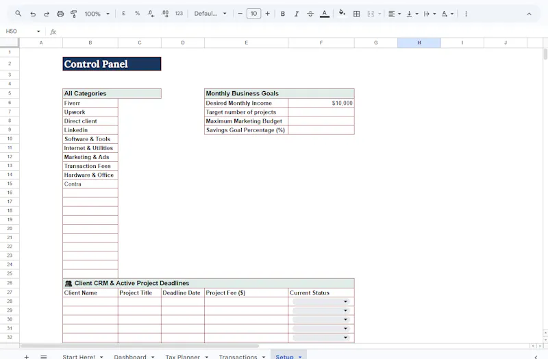 Freelance & Agency Financial OS screenshot 5