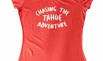 Chasing The Tahoe Adventure Brick Red T Shirt image