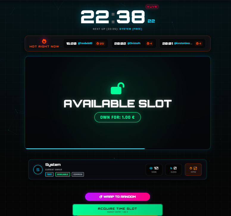 FameClock - Product Hunt launch logo and brand identity