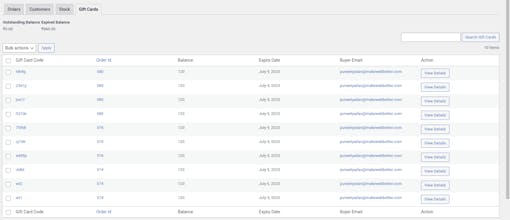 Gift Cards For WooCommerce Pro Plugin gallery image