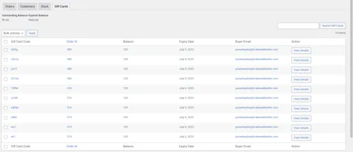 Gift Cards For WooCommerce Pro Plugin gallery image