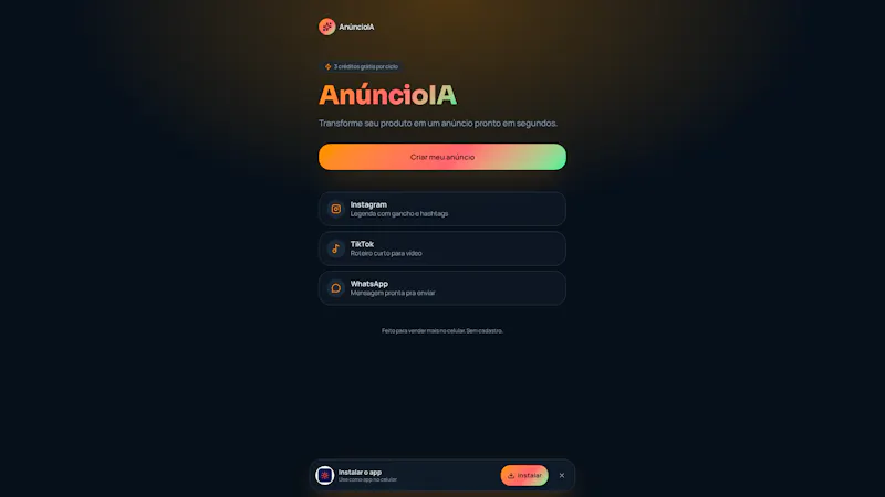 AnúncioIA screenshot 1