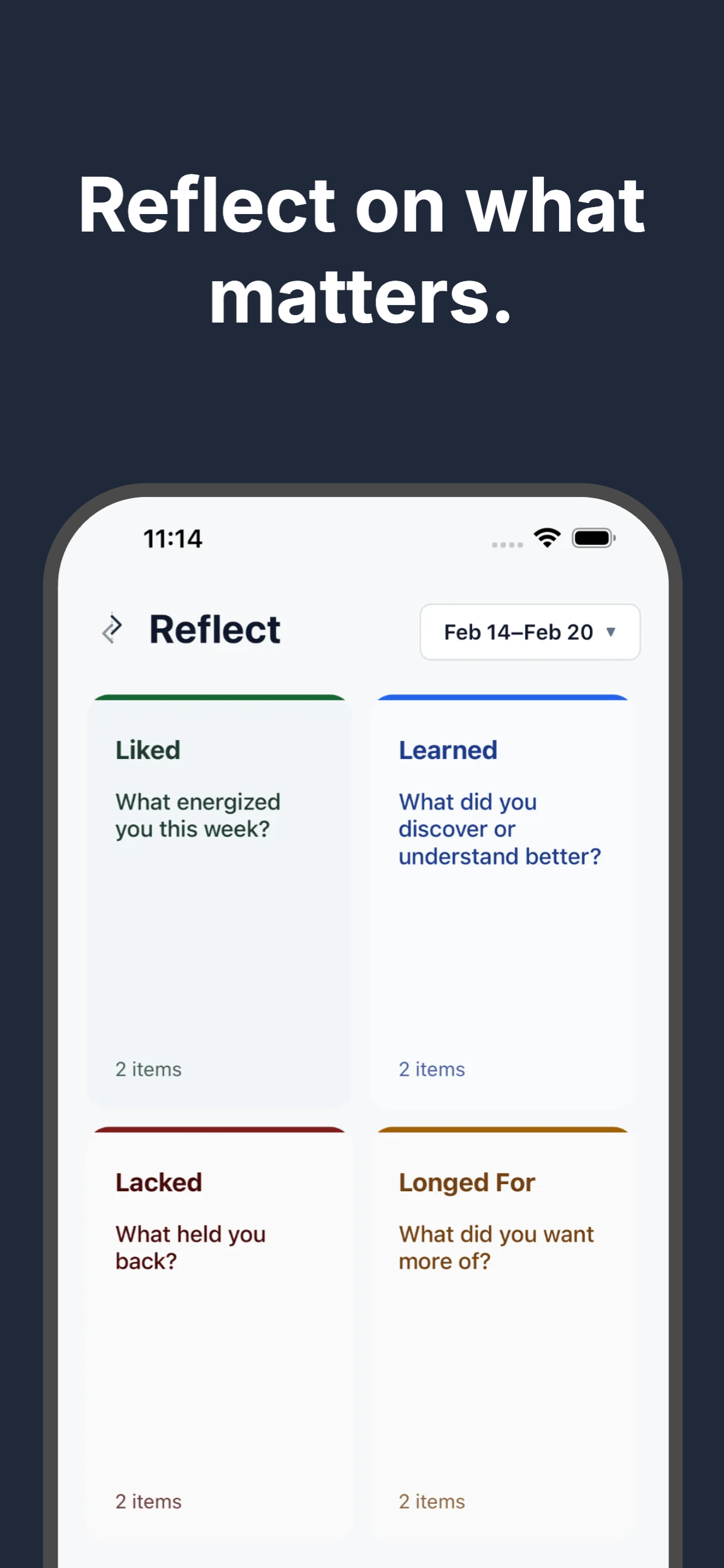 Retrospect: Reflect & Grow - Screenshot 3 showing product features and functionality