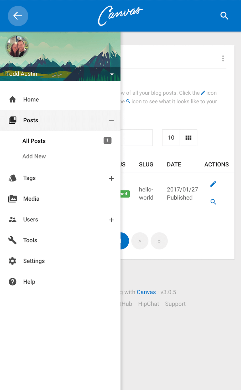 Canvas gallery image