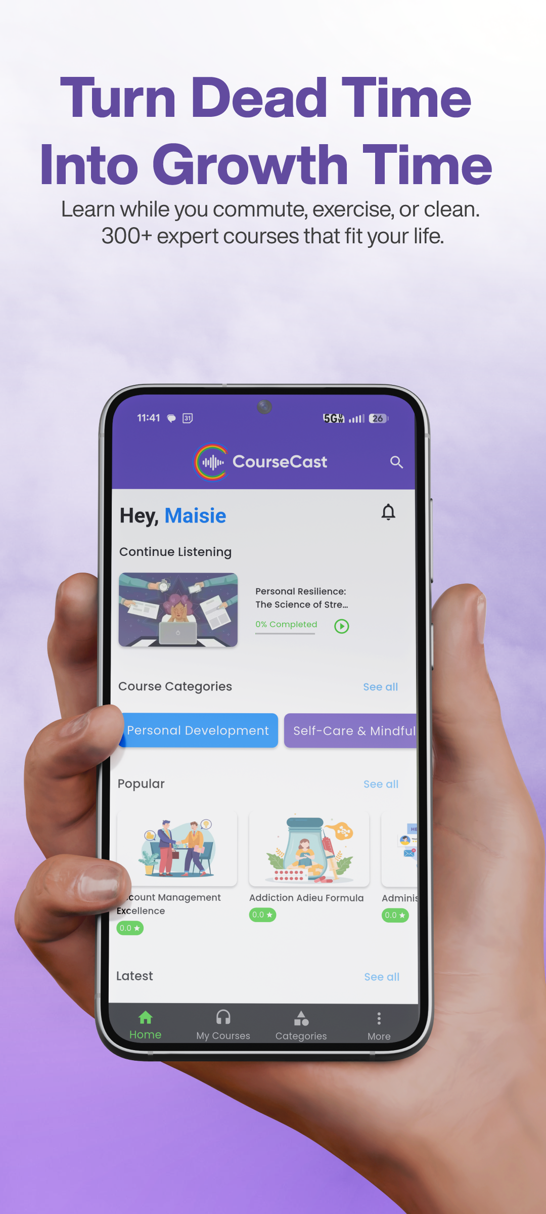 CourseCast Audio Learning App gallery image