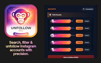 Instagram Unfollow Pro by PlugMonkey gallery image