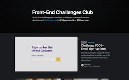 Front-End Challenges Club media 2