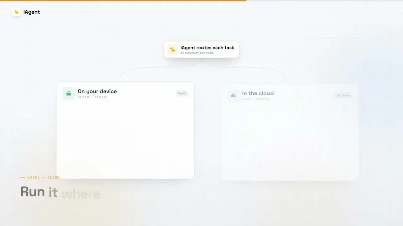 iAgent screenshot 1 (video preview)