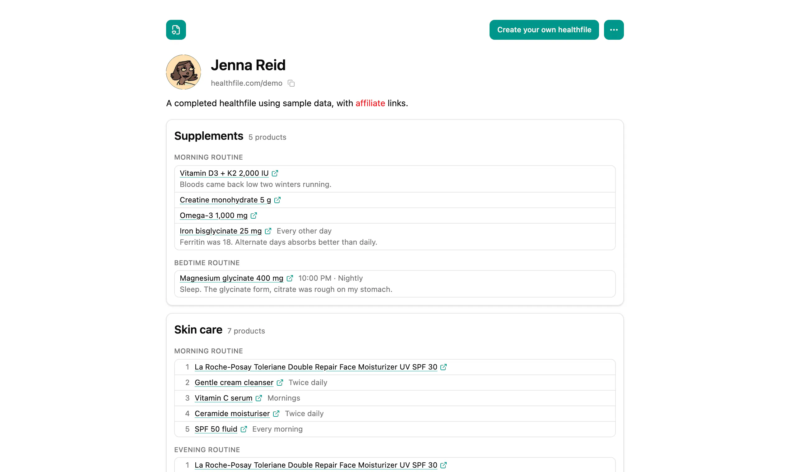 healthfile gallery image