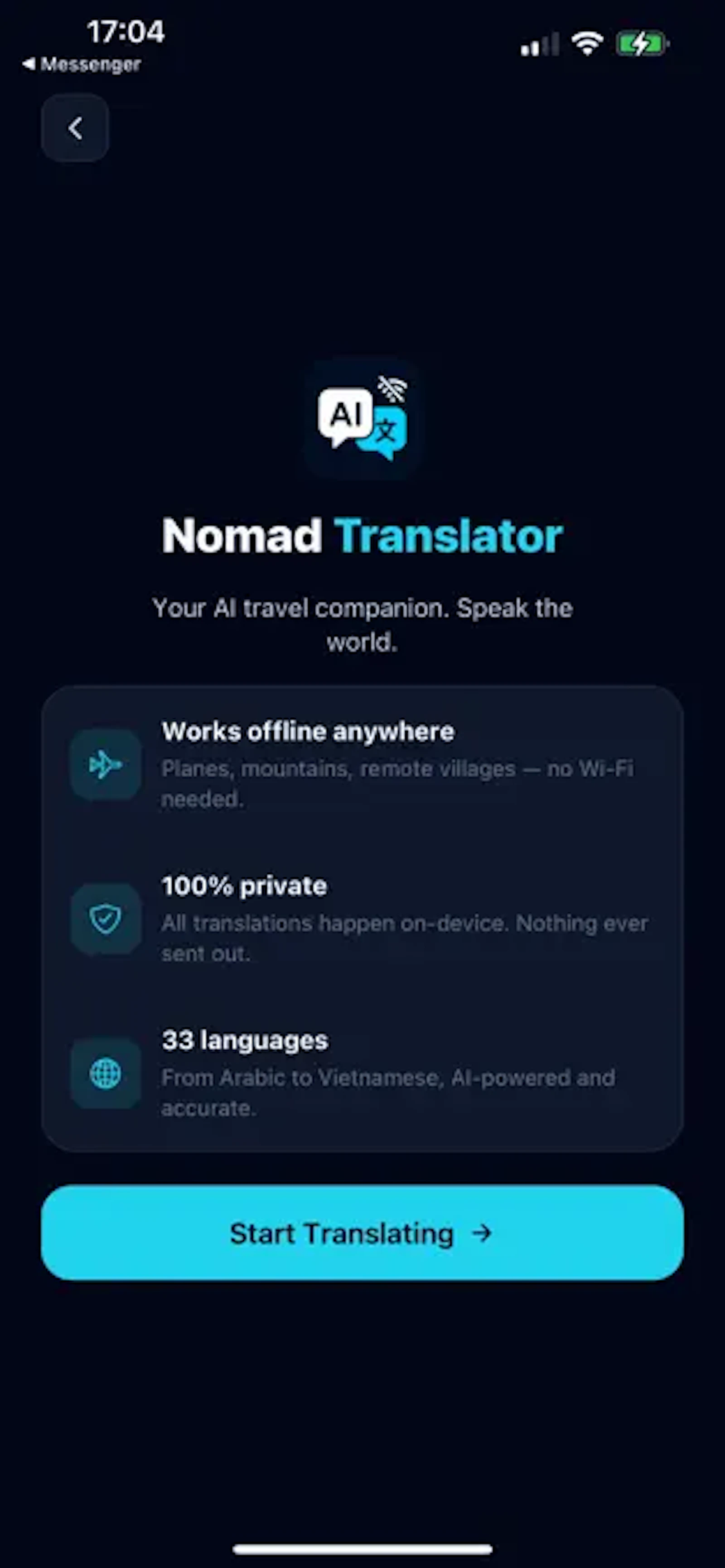 Nomad Translator screenshot 1