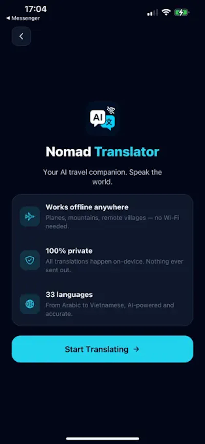 Nomad Translator screenshot 1