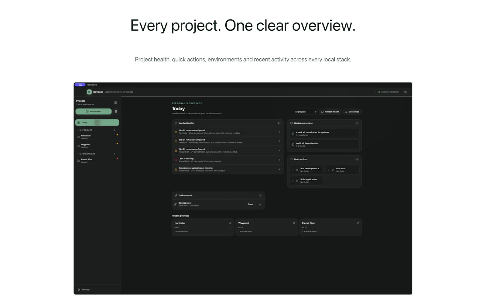 DevDock screenshot 3