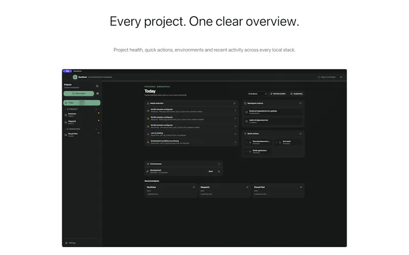DevDock screenshot 3