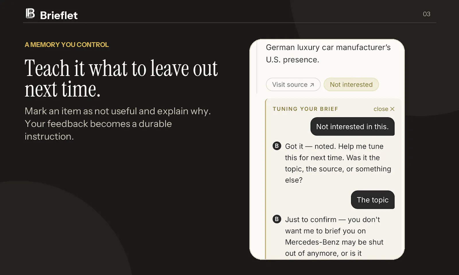 Brieflet screenshot 4