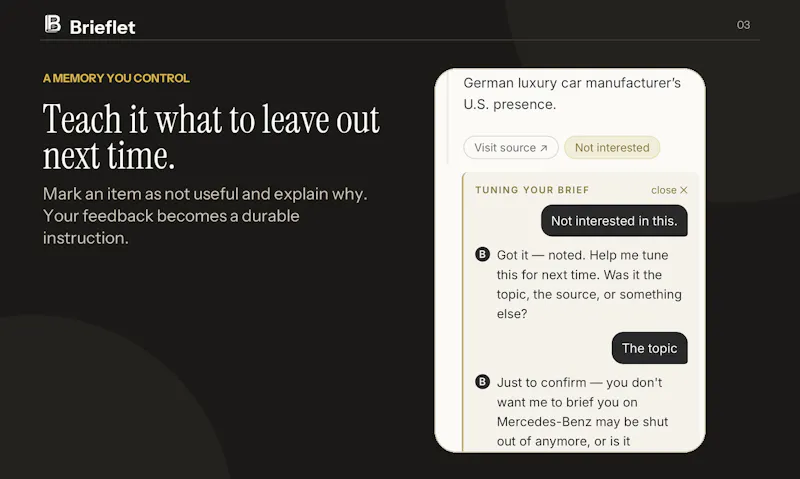 Brieflet screenshot 4