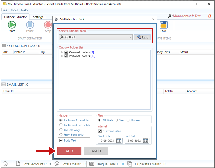 MS Outlook Email Extractor media 5
