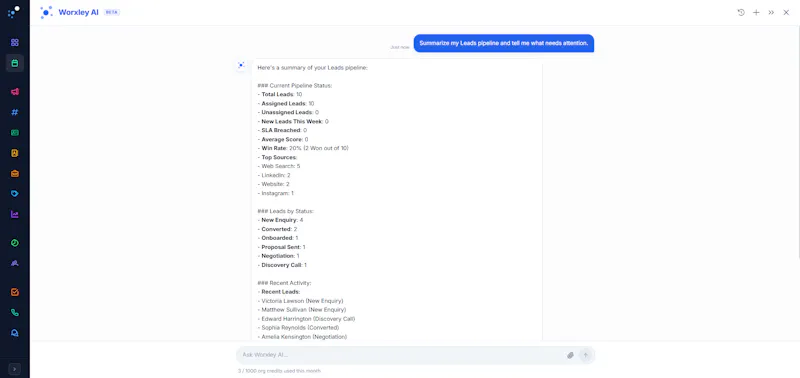 Worxley CRM screenshot 5