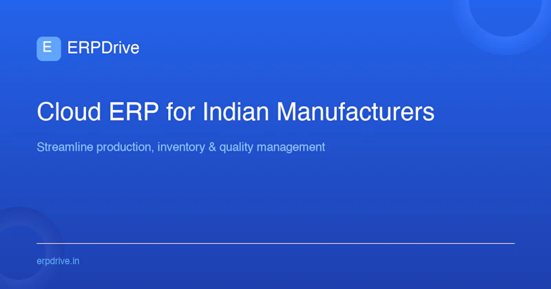 ERPDrive screenshot 1