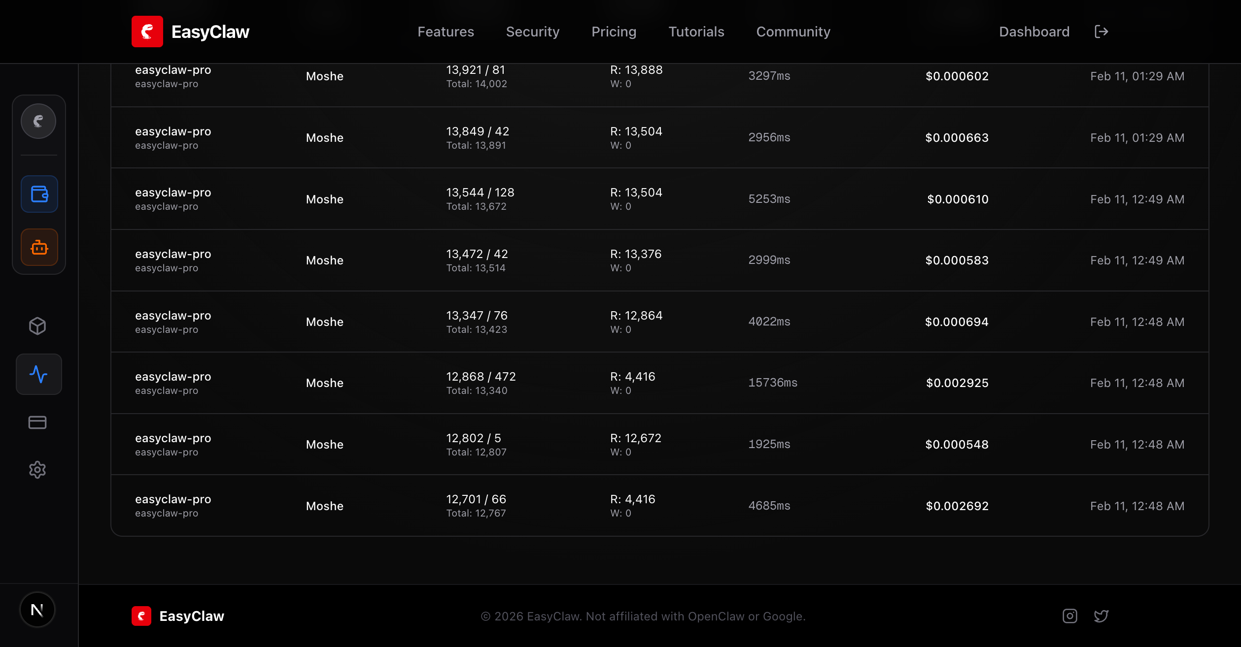 EasyClaw - Screenshot 3 showing product features and functionality