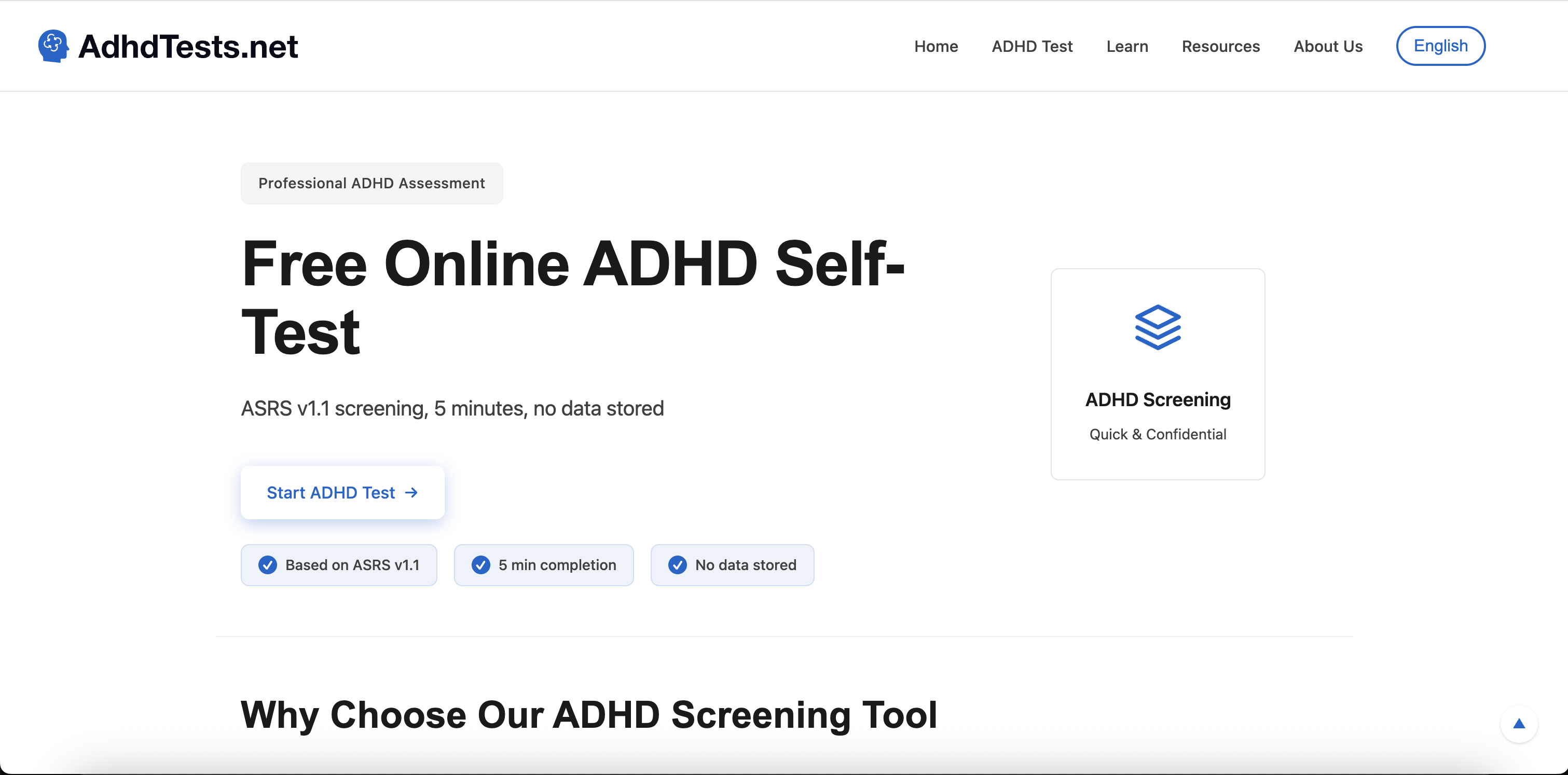 DEHB test merkezi - Çevrimiçi Test |Yetişkin ASRS V1.1 Tarama medya 2