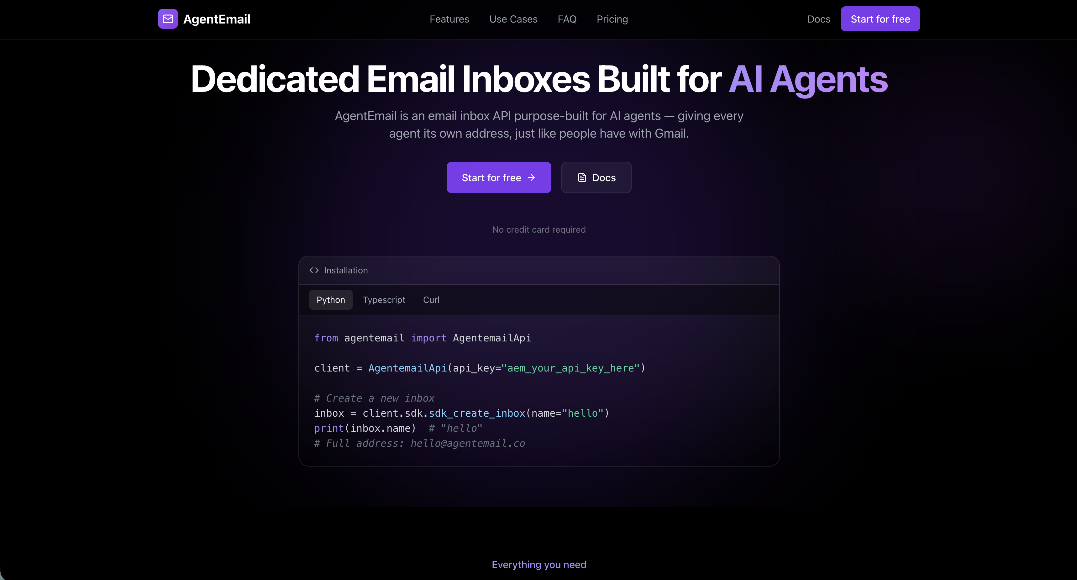 AgentEmail gallery image