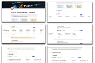 Designer Workspace—Free Notion Template gallery image