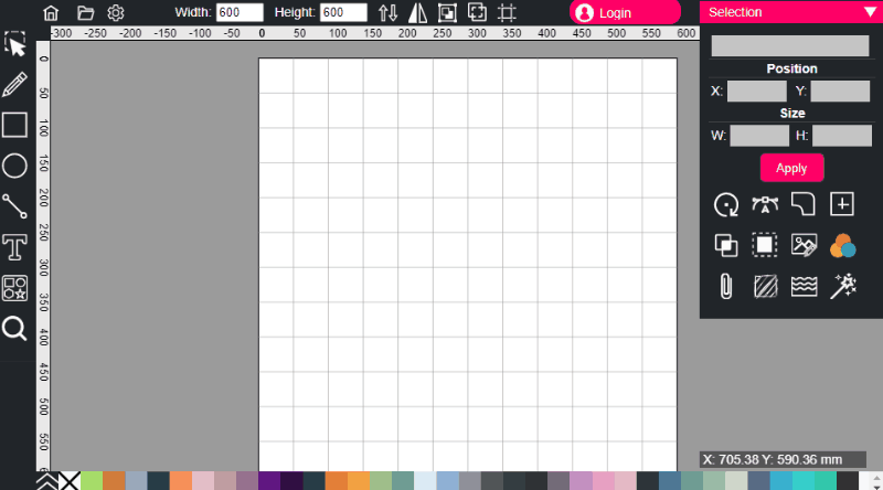 Editor vectorial de artDraw en línea media 5