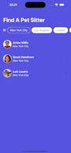 The Pet Sitter iOS App gallery image