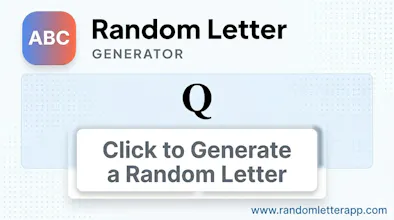 Random Letter Generator gallery image