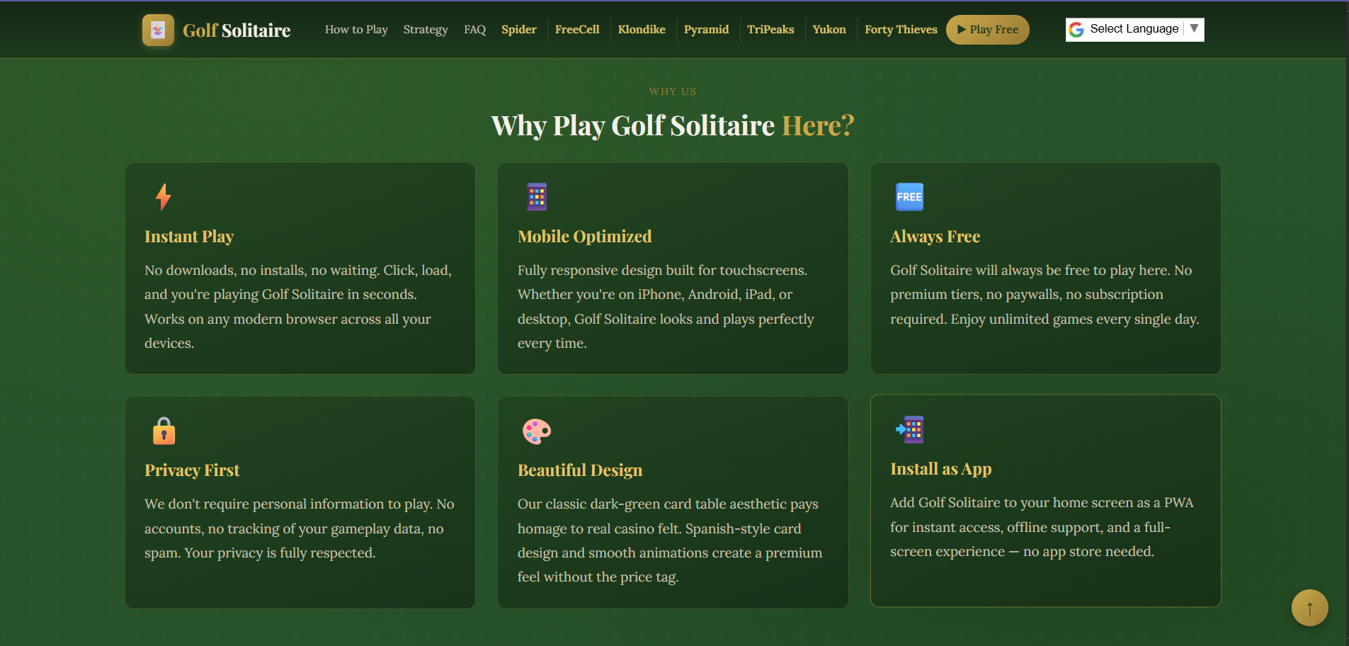 Golf Solitaire gallery image