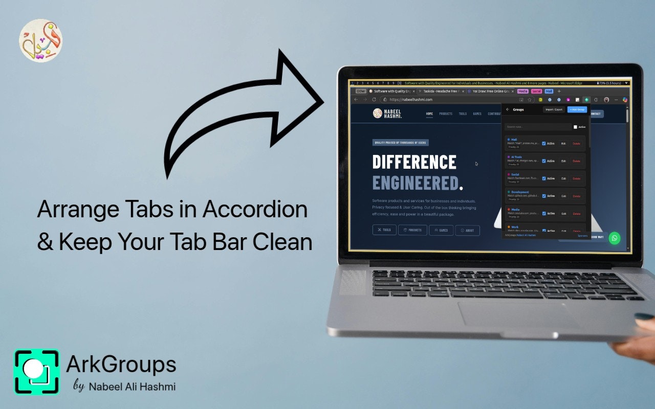 ArkGroups - Auto Intelligent Tab Groups gallery image
