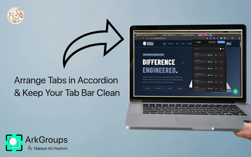 ArkGroups - Auto Intelligent Tab Groups screenshot 2