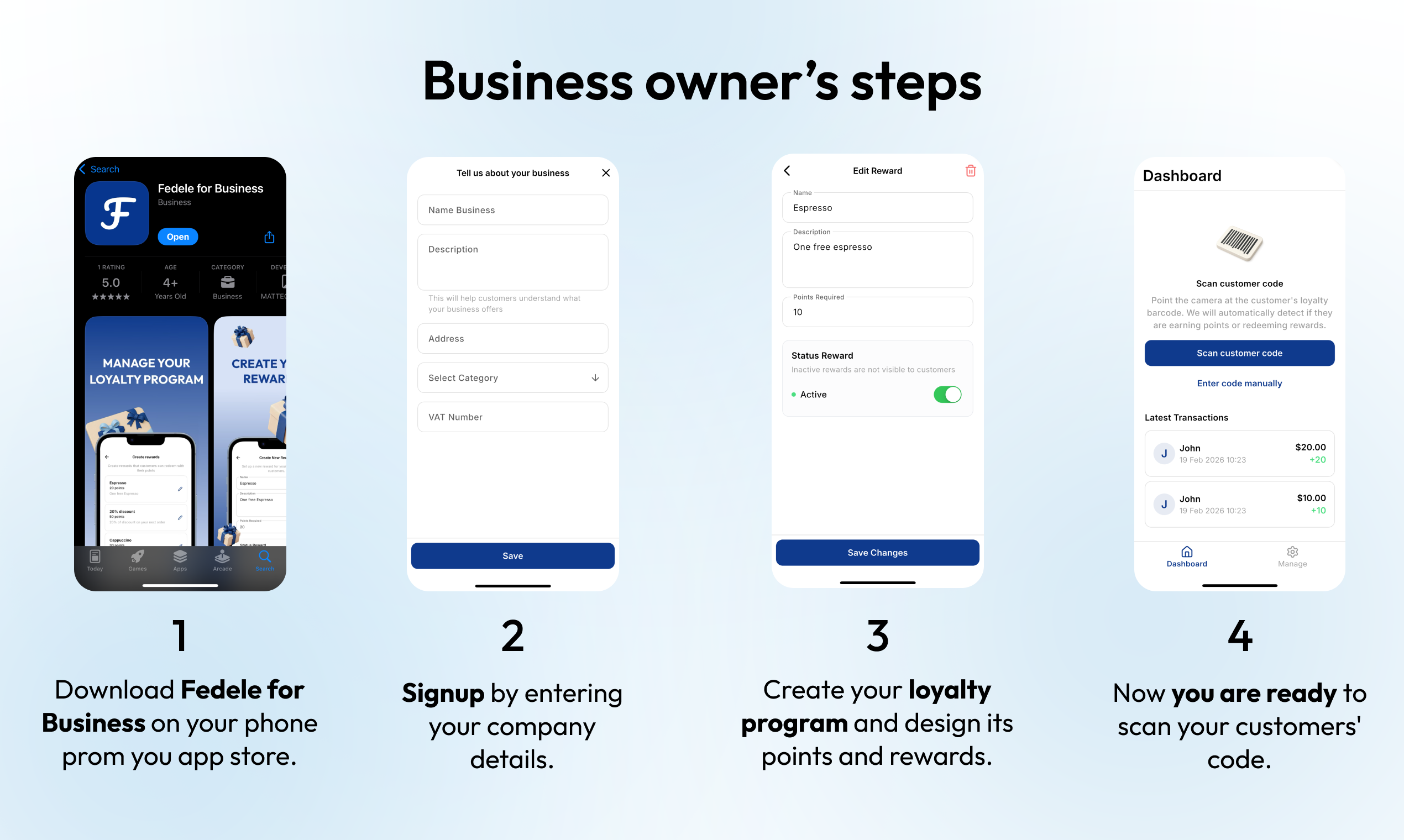 Fedele for Business - Loyalty gallery image