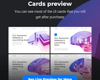 Cardify - Startup UI Kit for Landing Pages media 1