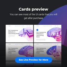 Cardify - Startup UI Kit for Landing Pages gallery image