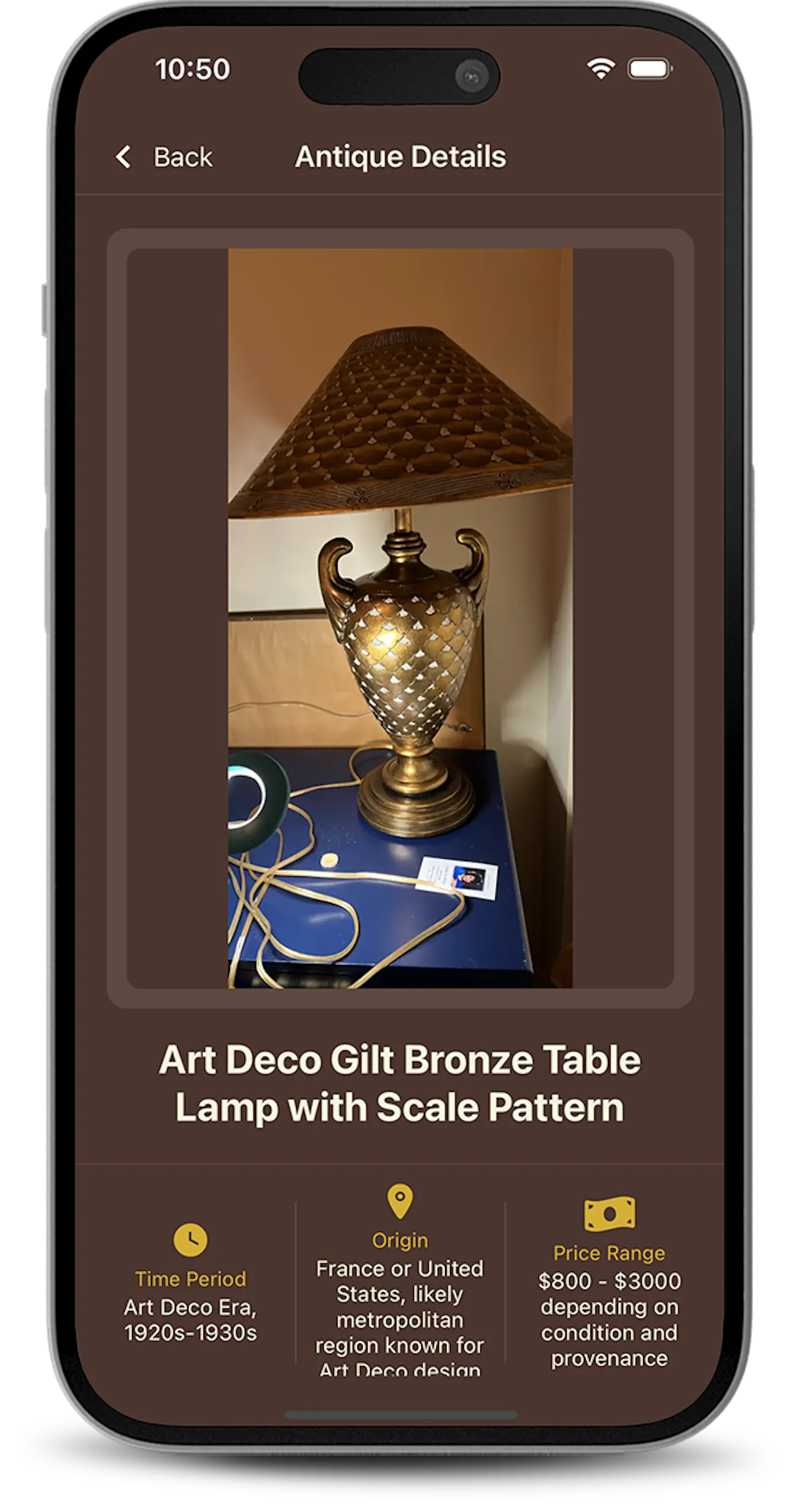 Histora - Antique Identifier screenshot 2