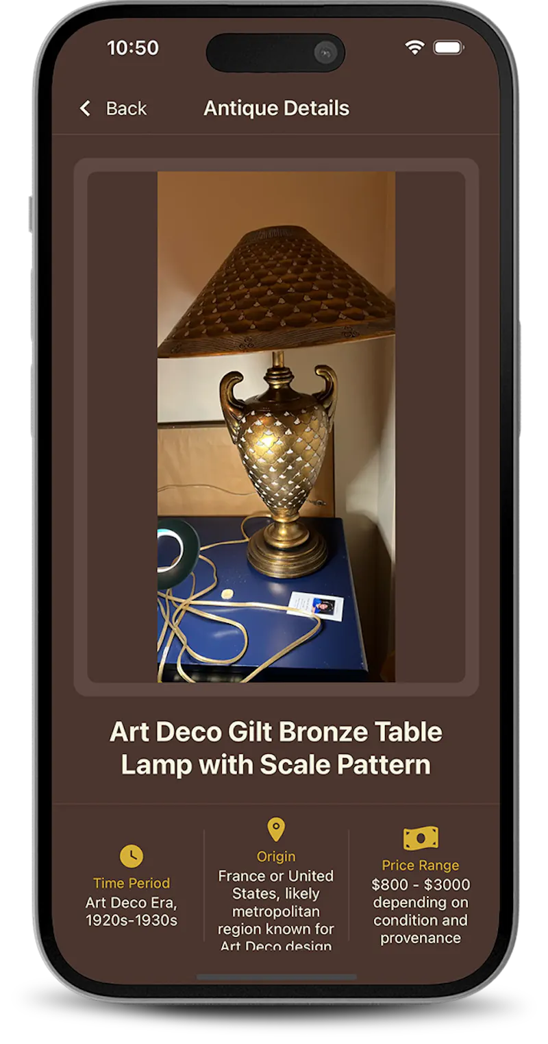 Histora - Antique Identifier screenshot 2