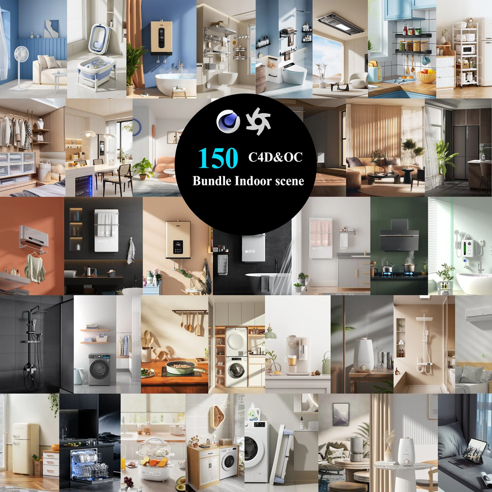 C4d Octane and Redshift project files   screenshot 5