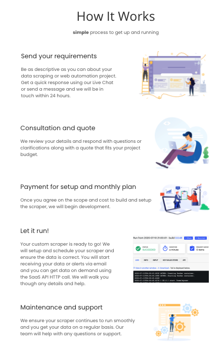 Web Scraping Data Extraction Services gallery image